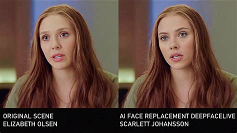 deep fake elizabeth olsen|Scarlett Johansson or Elizabeth Olsen: Which One is The。